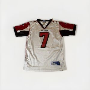 Reebok Atlanta Falcons Michael Vick #7 Youth Large 14-16 White NFL Jersey